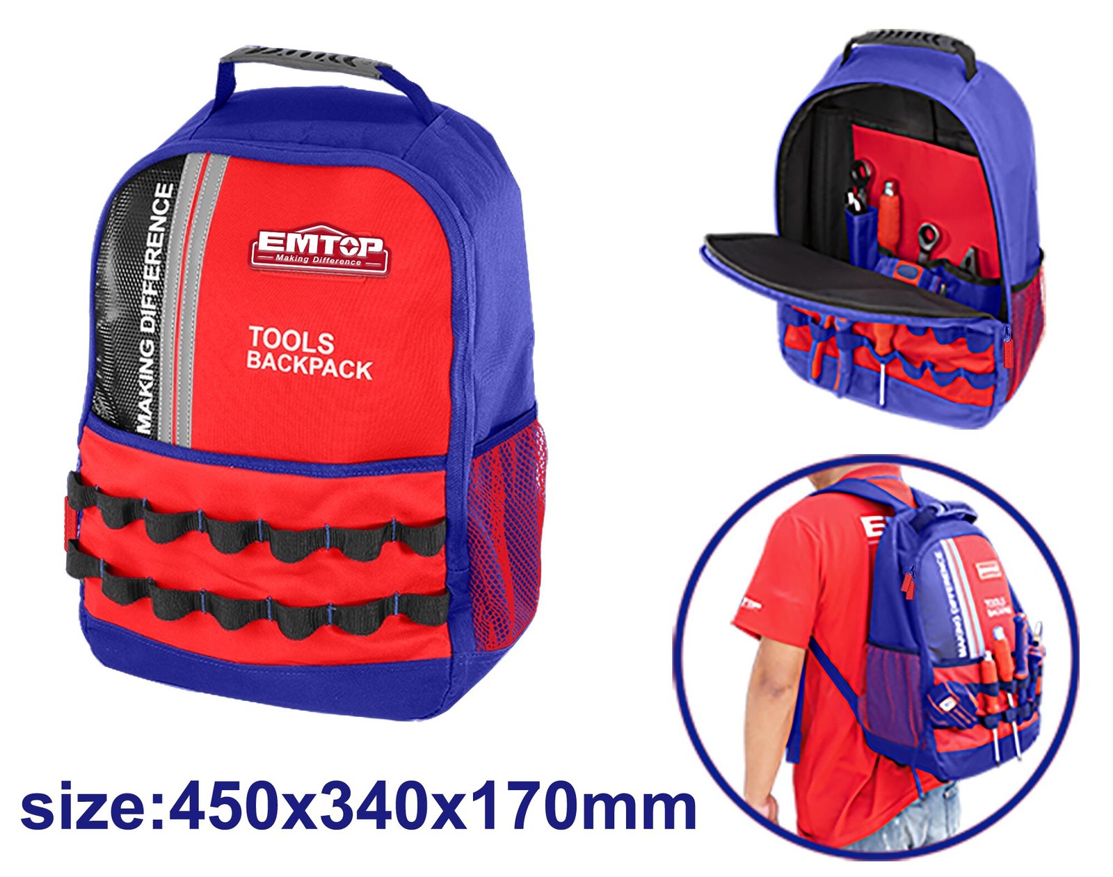 Mochila Portaherramientas Emtop