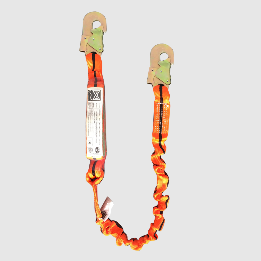 AMARRE ANTICAIDAS 1.5M 1 RAMA ELASTIZADA + MOSQUETON STD 18MM 80210504