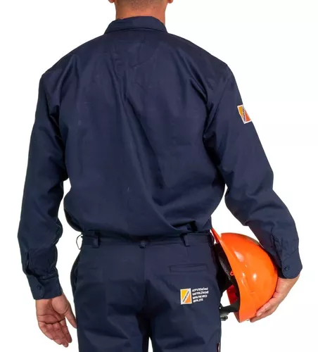 CAMISA IGNIFUGA TEJIDO 88/12 NFPA 2112 / NFPA 70E ARCO ELECTRICO NIVEL 2