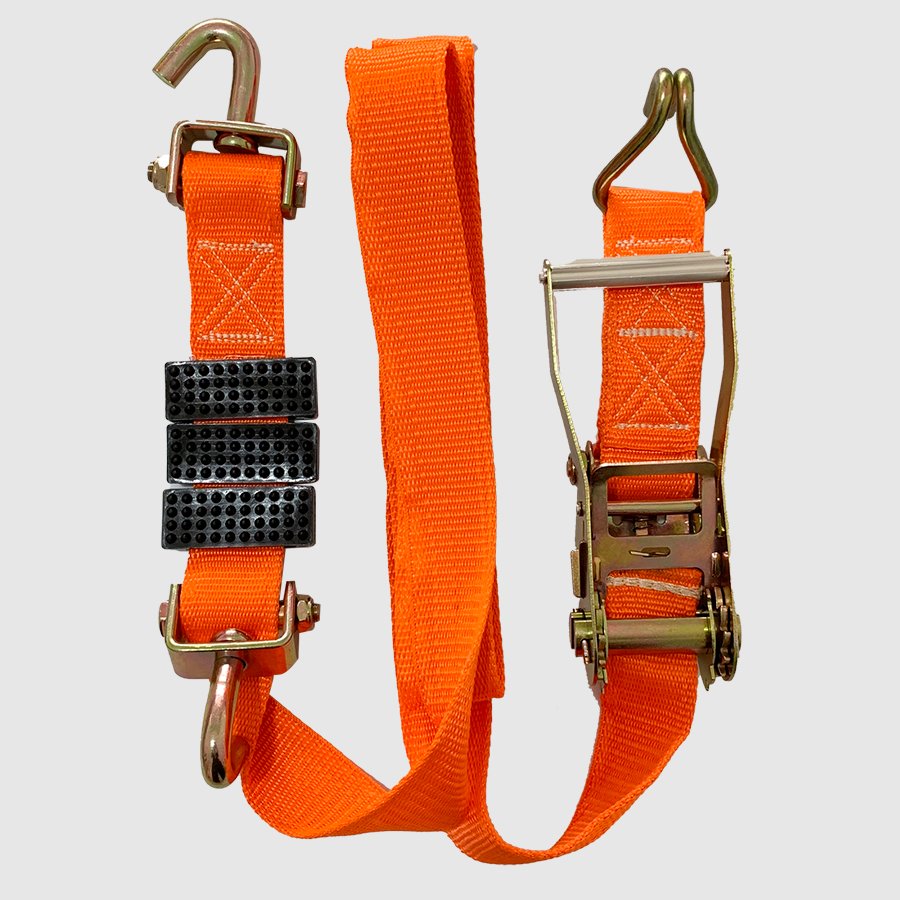 Equipo de Sujeción con Crique   CLT 600kg - Coeficiente 3 Terminal tipo "Garfio" Cinta de 50mm